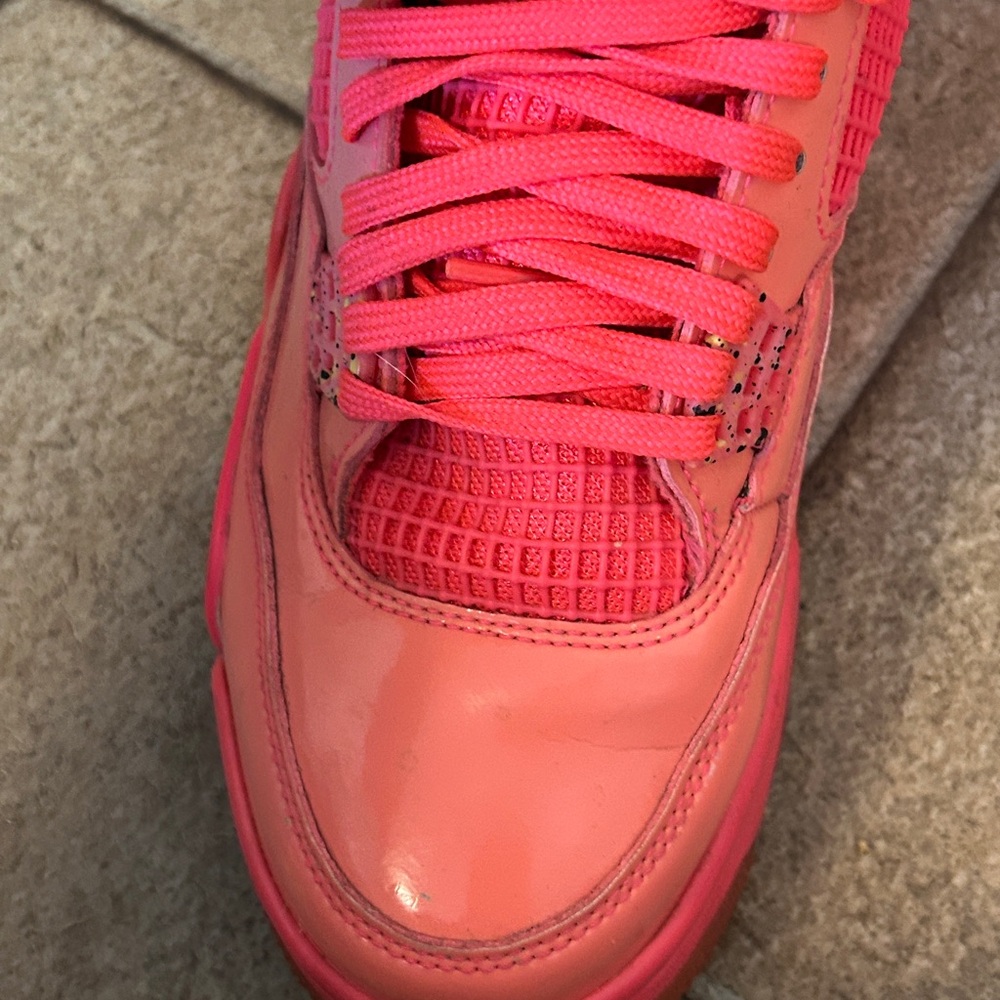 Nike Air Jordan 4 Retro Hot Punch Pink Women's - Picture 6 of 16